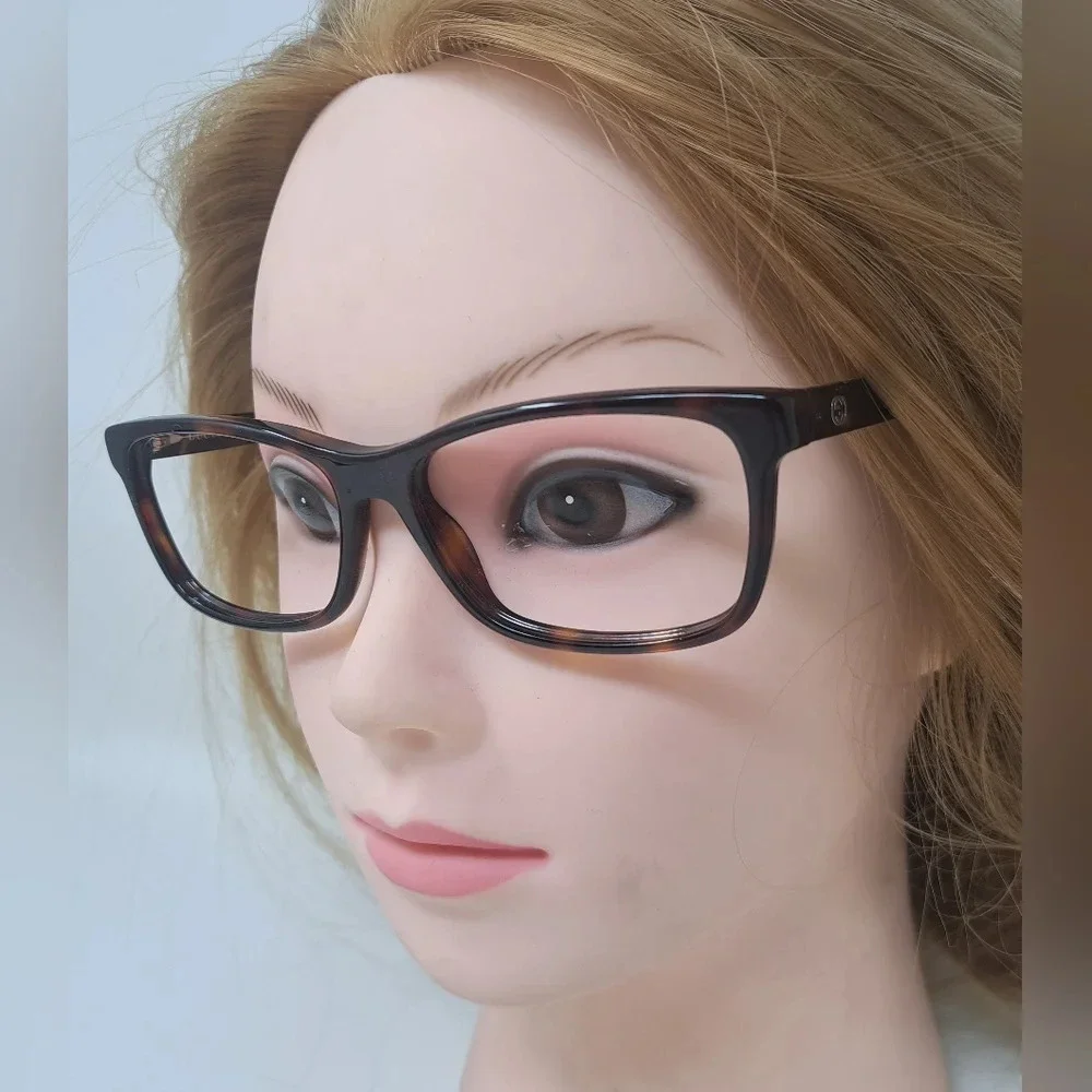 Gucci Women's Eyeglasses Frames Glasses Havana Square GG 3723 HNZ 52-14-140